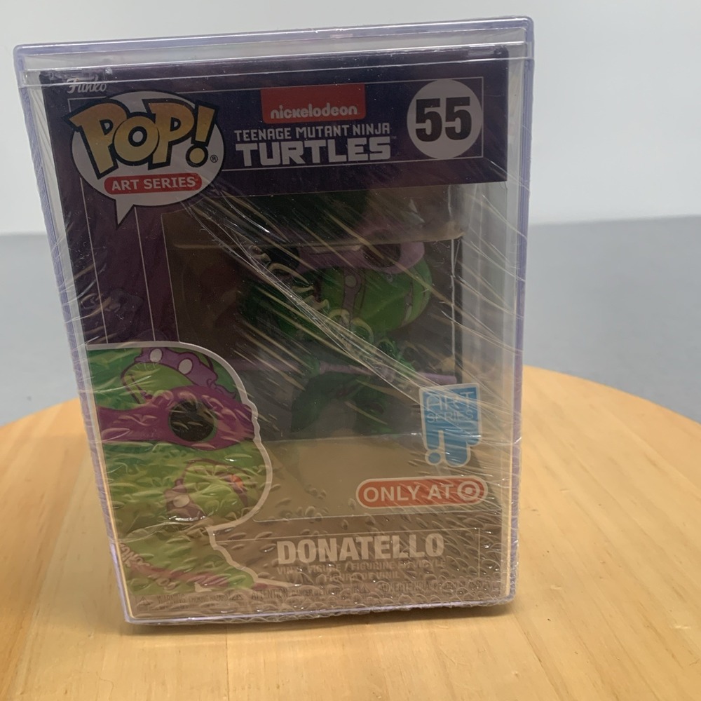 Funko Pop Teenage Mutant Ninja Turtles Donatello #55 Target-Art Series & Protect